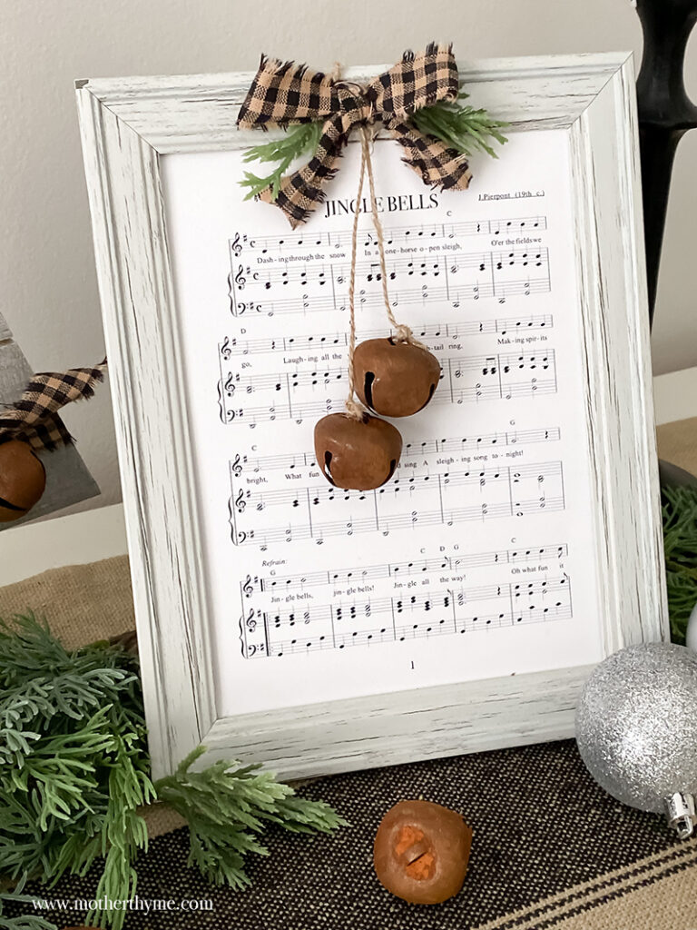 DIY Jingle Bell Picture