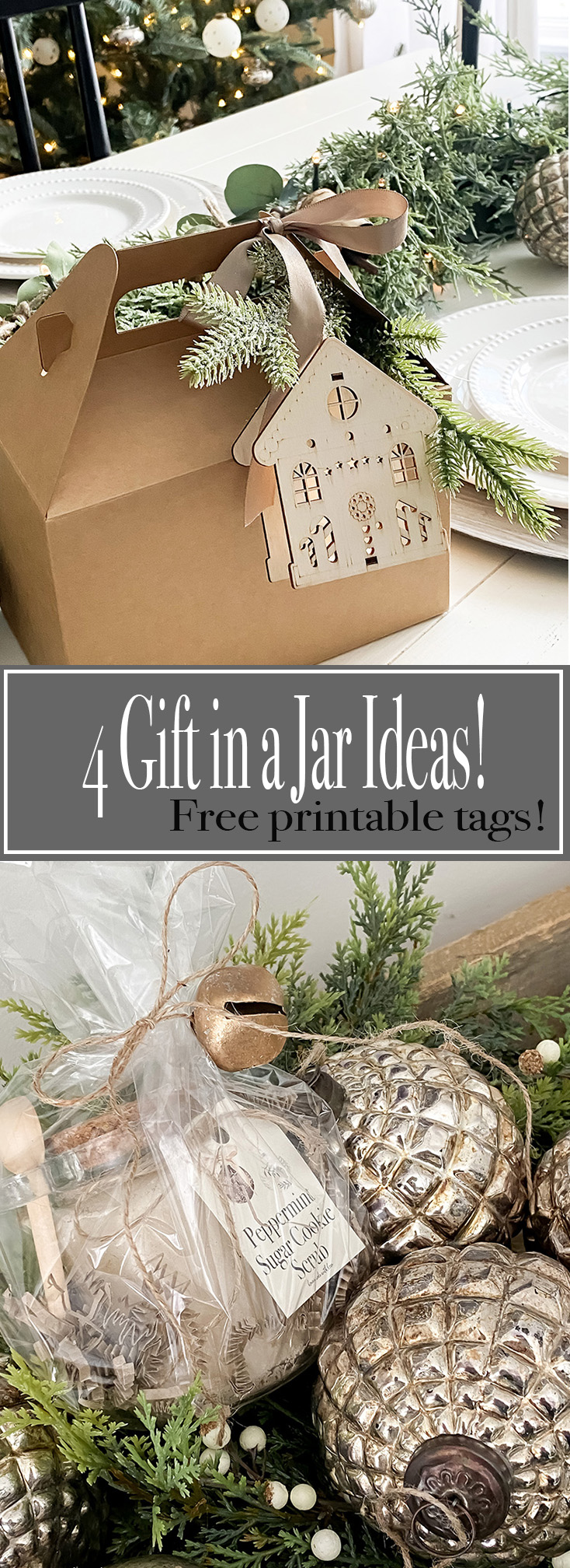 4 GIFT IN A JAR IDEAS - FREE PRINTABLE TAGS