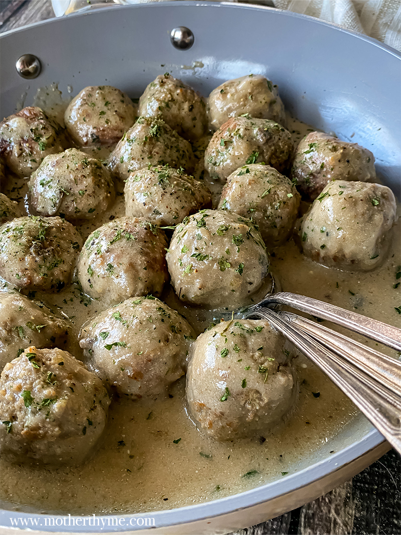 Easy Swedish Meatballs – Just 5 Ingredients! – Mother Thyme