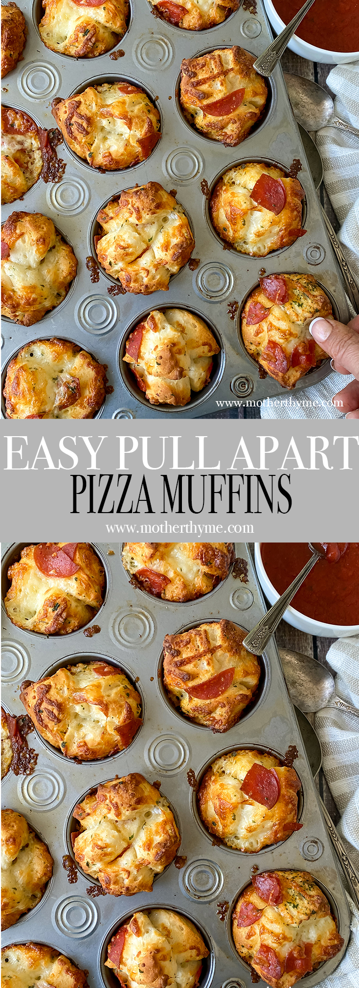 EASY PULL APART PIZZA MUFFINS