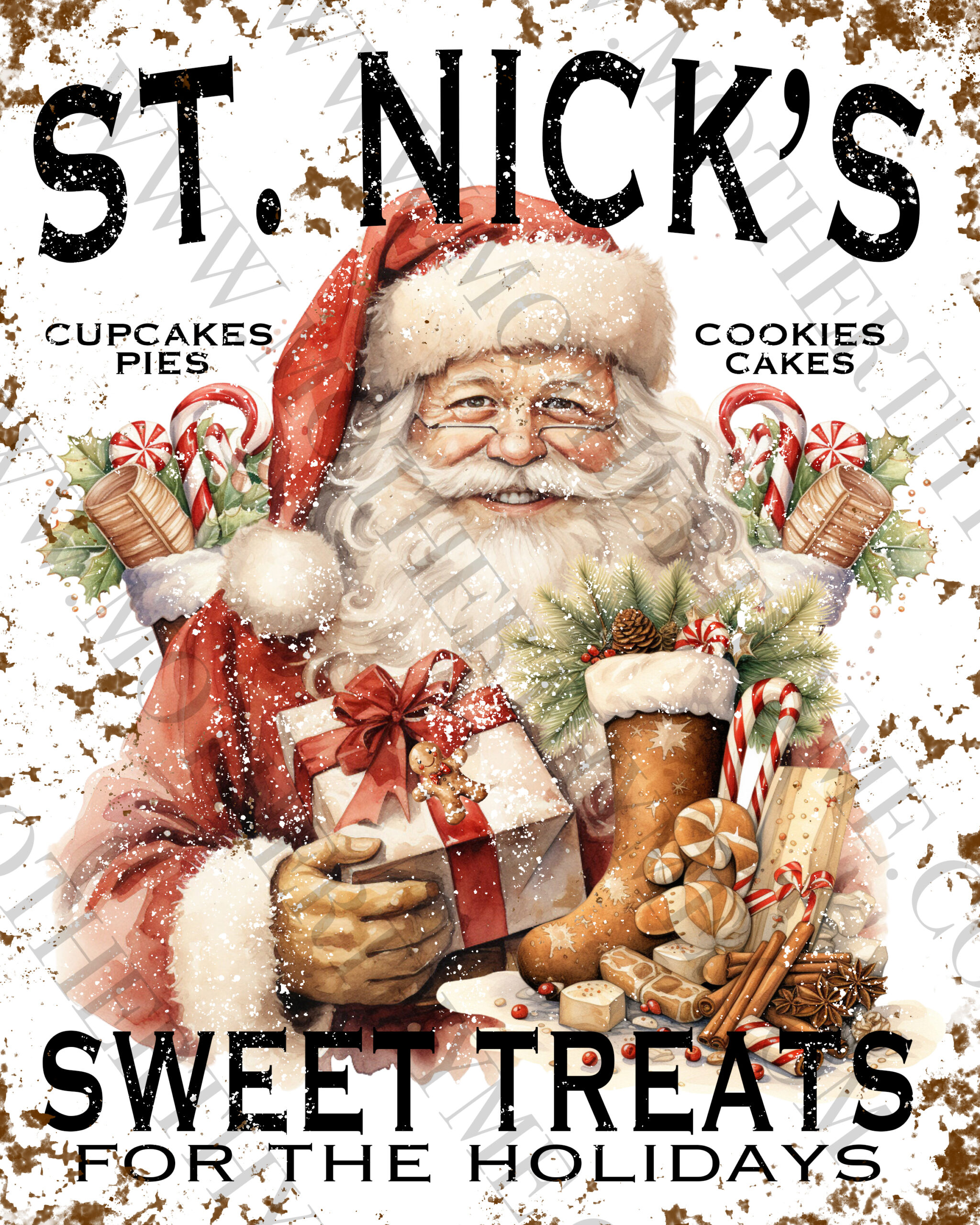 Christmas Freebie – ST.NICK’S SWEET TREATS LARGE PRINTABLE!